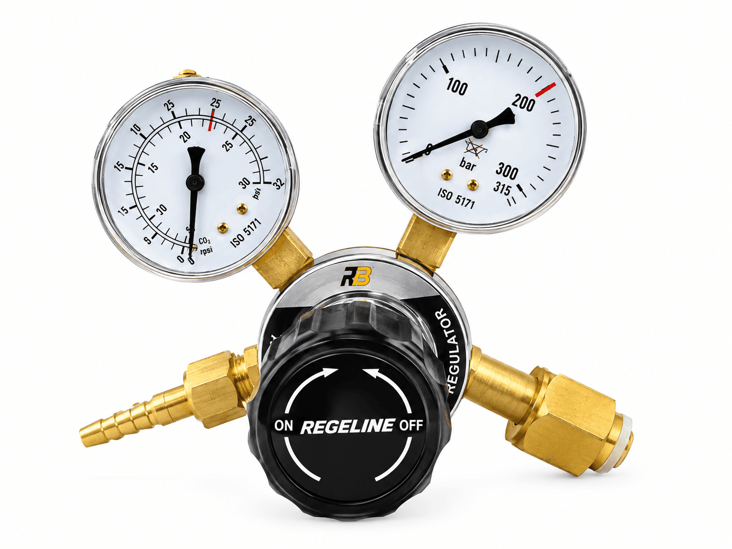 CARBON DIOXIDE (CO₂) DOUBLE PRESSURE GAUGE