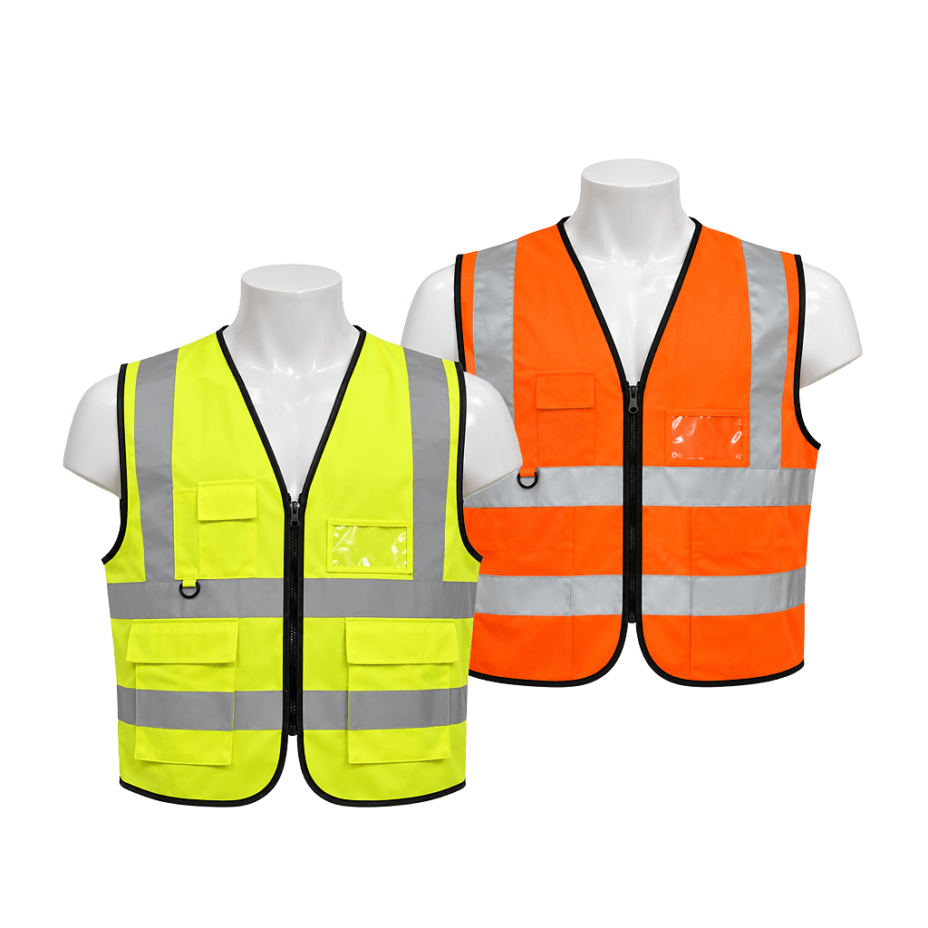 SAFETY JACKET WITH DOUBLE POCKET