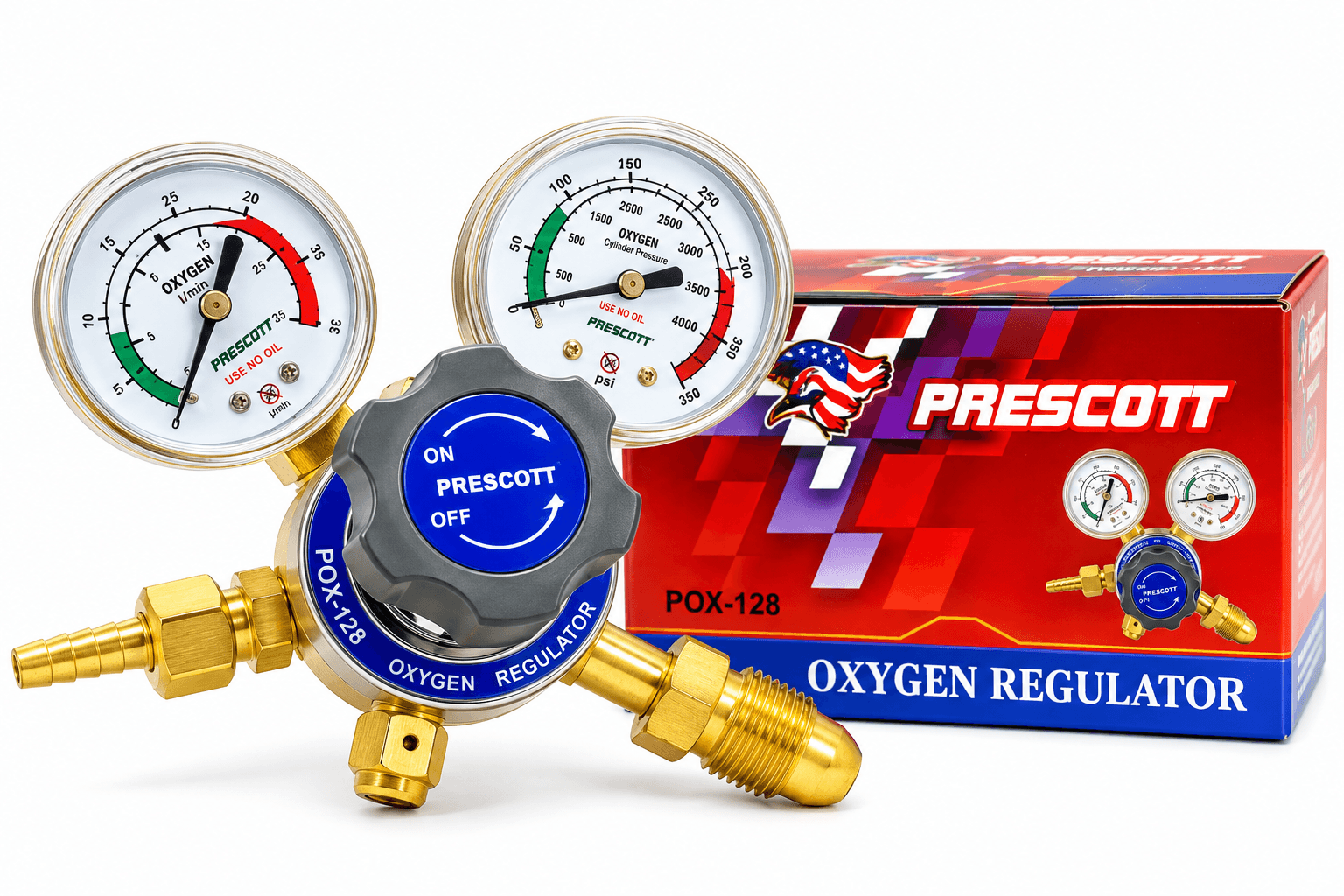PRESCOTT OXYGEN REGULATOR