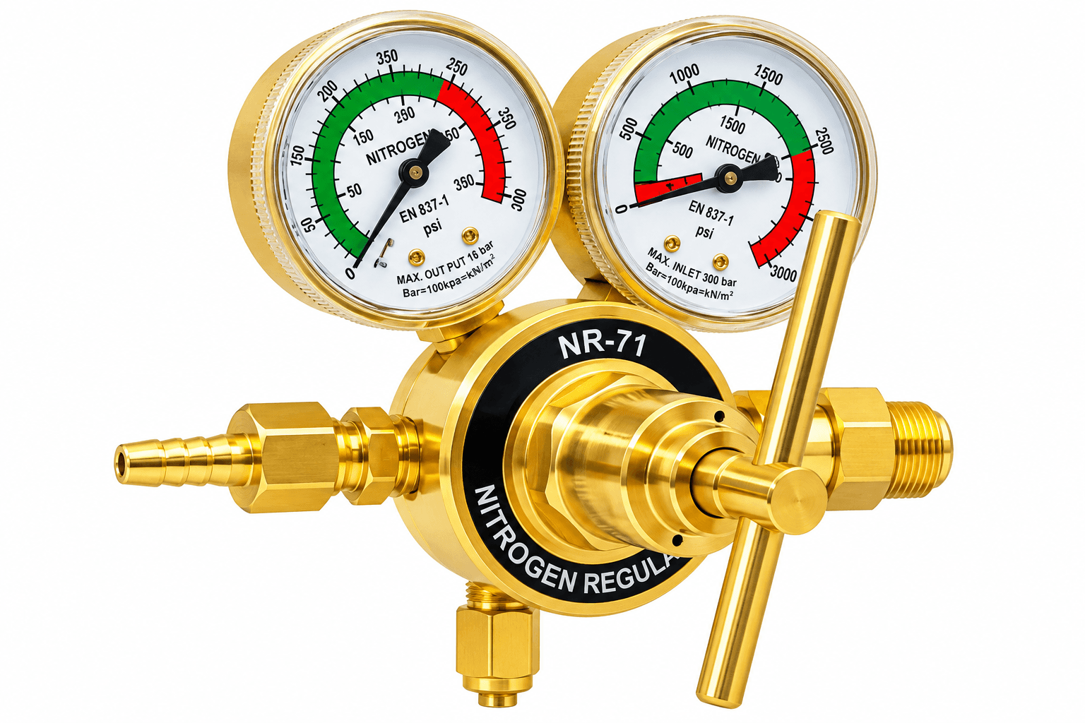 50 BAR HIGH PRESSURE NITROGEN REGULATOR