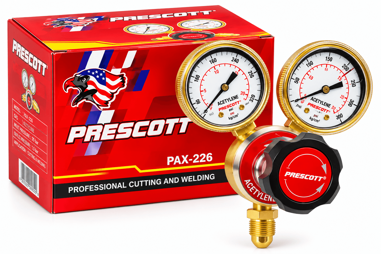 PRESCOTT ACETYLENE REGULATOR NO 2