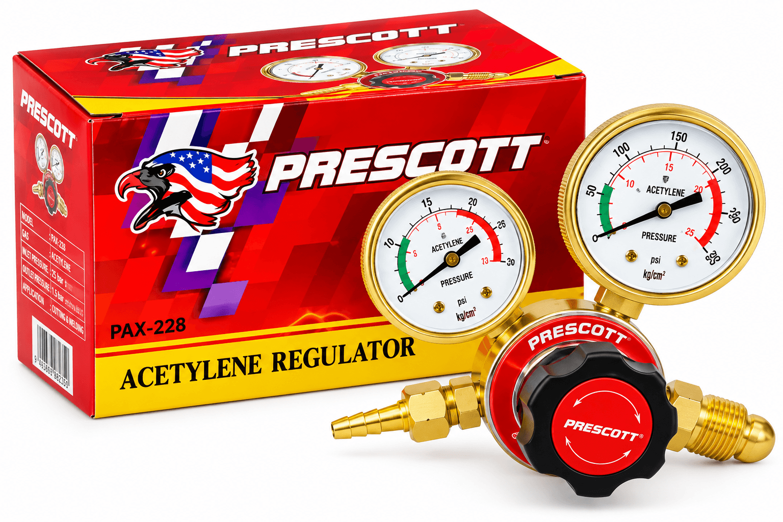 PRESCOTT ACETYLENE REGULATOR