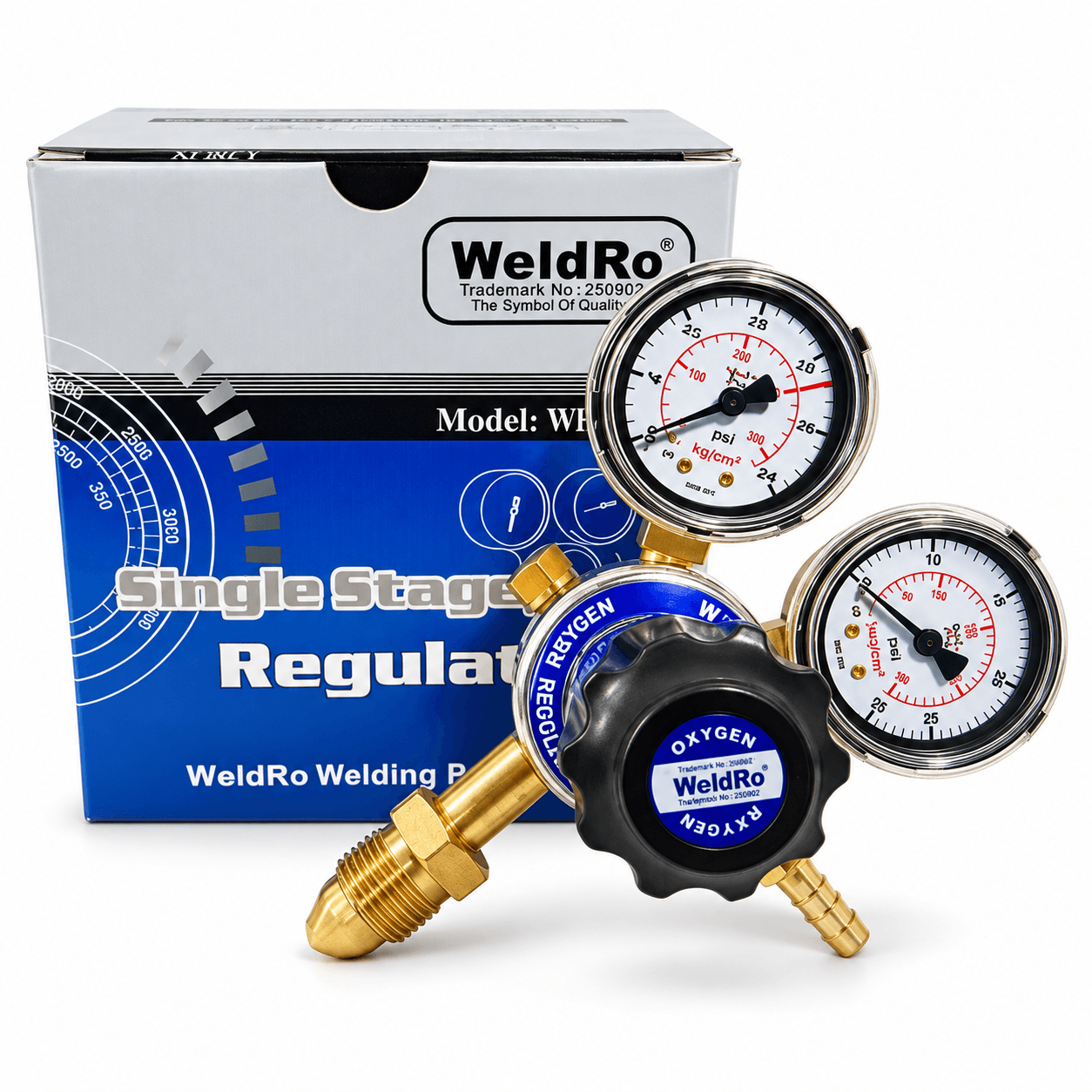 WELDRO SINGLE STAGE OXYGEN REGULATOR