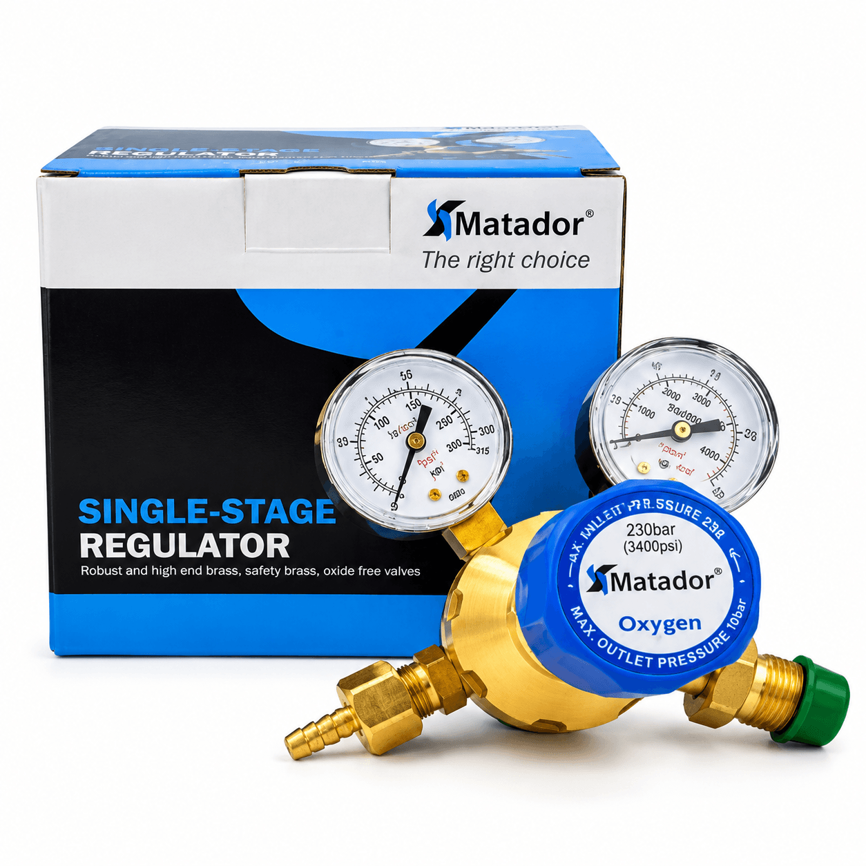 MATADOR SINGLE STAGE OXYGEN REGULATOR